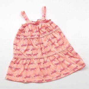 Circo neon orange/pink Cheetah print baby girl top